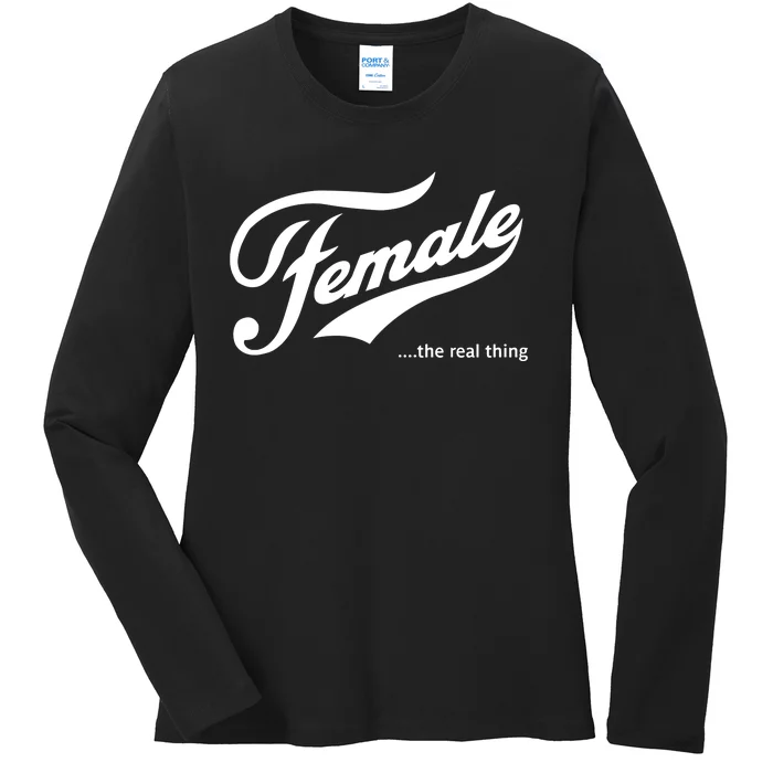 The Megyn Kelly Show Female The Real Thing Ladies Long Sleeve Shirt