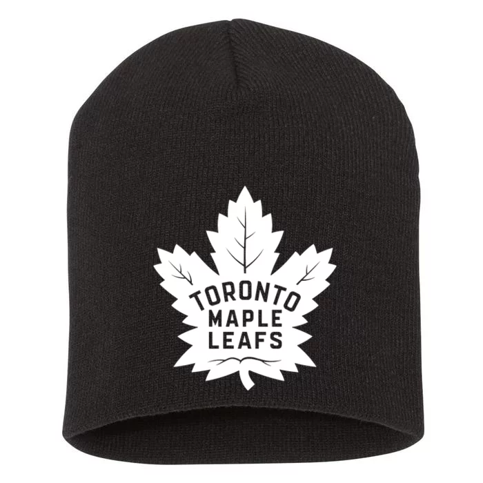 T.O.R.O.N.T.O M.A.P.L.E Leafs Short Acrylic Beanie