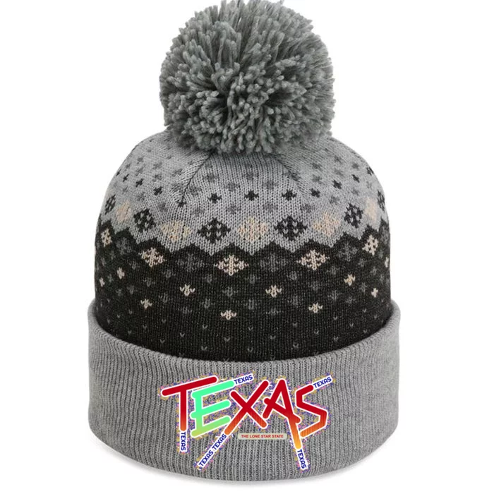 Texas Modern Logo The Baniff Cuffed Pom Beanie