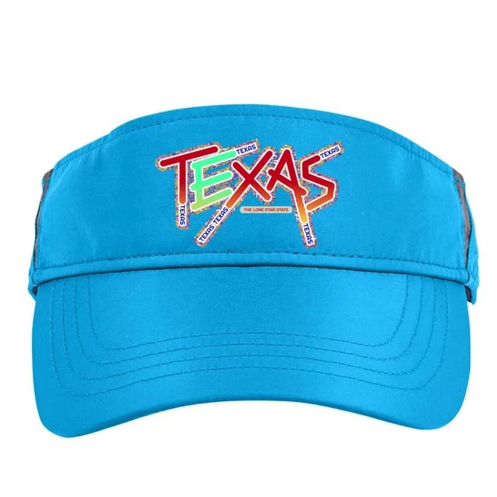 Texas Modern Logo Adult Drive Performance Visor