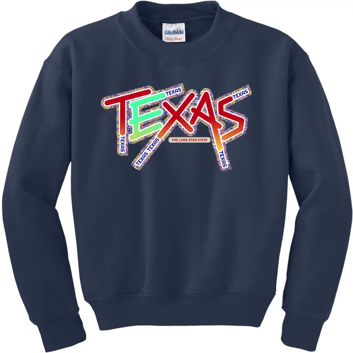 Texas Modern Logo Kids Sweatshirt