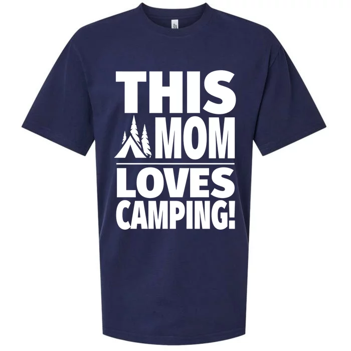 This Mom Loves Camping Gift Cute Camping Mom Gift Sueded Cloud Jersey T-Shirt