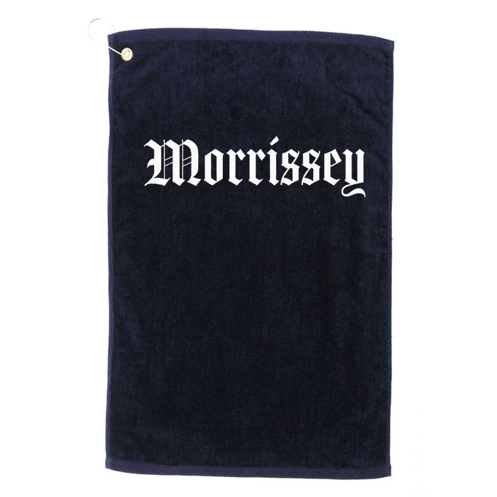 Team MORRISSEY Lifetime Member Family Last Name Platinum Collection Golf Towel