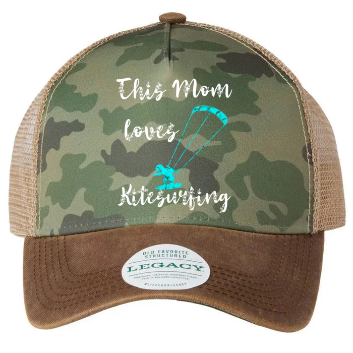 This Mom Loves Kitesurfing Kite Surfing Kiteboard Kitesurfer Meaningful Gift Legacy Tie Dye Trucker Hat