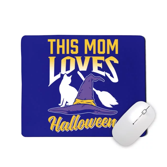 This Mom Loves Halloween Scary Cute Costume Halloween Mother Gift Mousepad