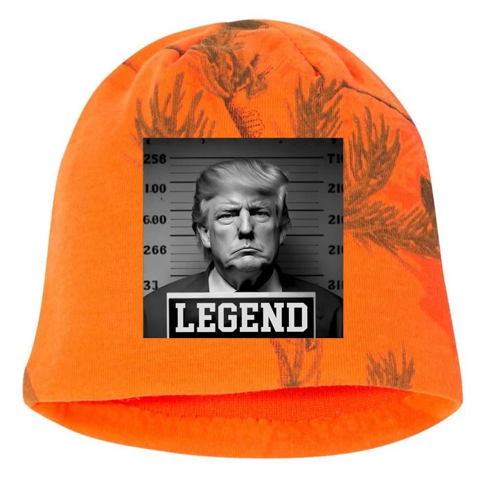 Trump Mugshot Legends Kati - Camo Knit Beanie