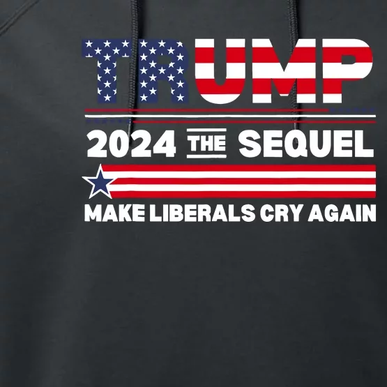 Trump Make Liberals Cry Performance Fleece Hoodie