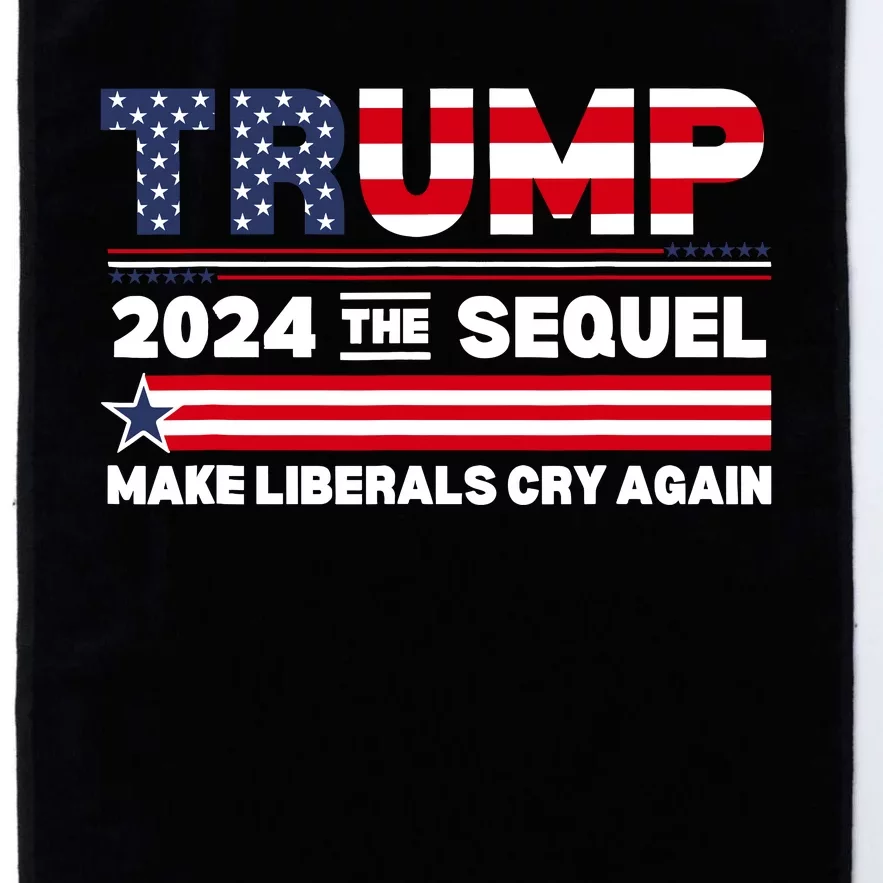 Trump Make Liberals Cry Platinum Collection Golf Towel