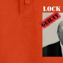 Trump Mugshot Lock Him Up Guilty Jair Prison AntiTrump Dry Zone Grid Performance Polo