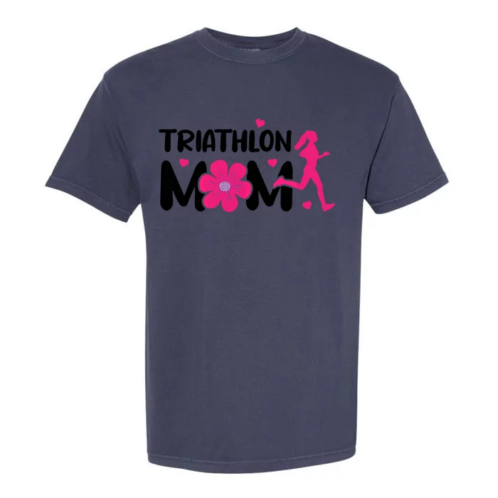 Triathlon Mom Like A Normal Mom Just Way More Awesome Sport Gift Garment-Dyed Heavyweight T-Shirt