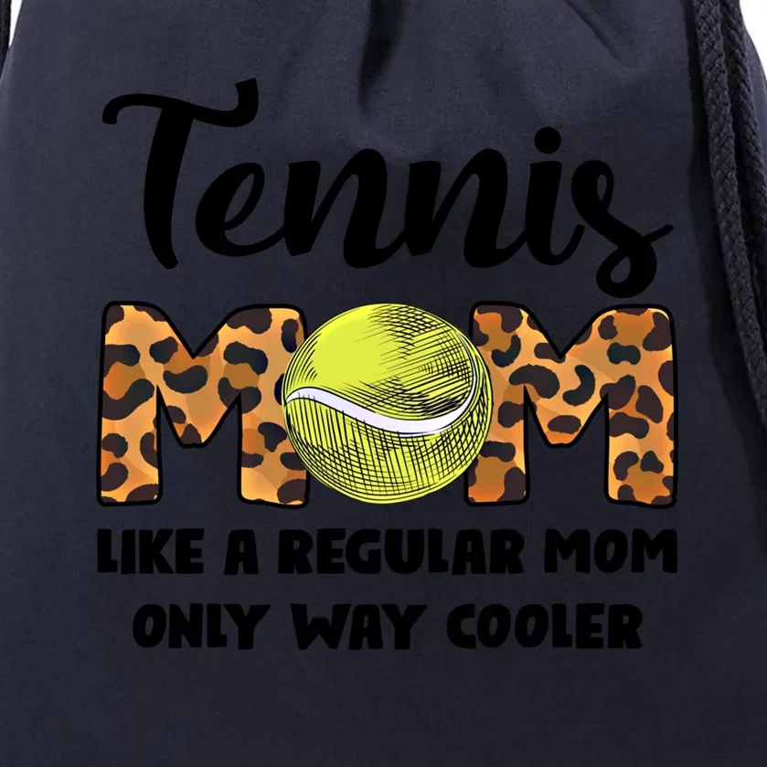 Tennis Mom Like A Regular Tennis Game Tennis Mom Great Gift Drawstring Bag