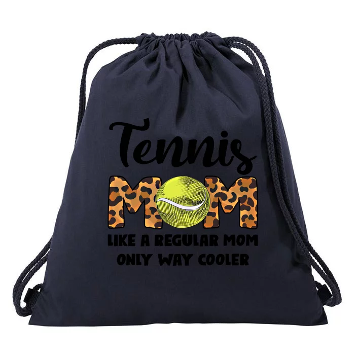 Tennis Mom Like A Regular Tennis Game Tennis Mom Great Gift Drawstring Bag