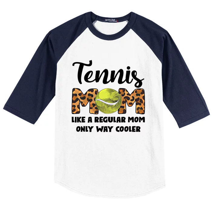 Tennis Mom Like A Regular Tennis Game Tennis Mom Great Gift Baseball Sleeve Shirt