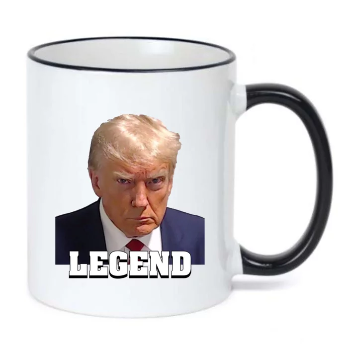 Trump Mugshot Legend President Trump 2024 Great Gift Black Color Changing Mug