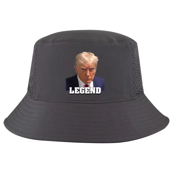 Trump Mugshot Legend President Trump 2024 Great Gift Cool Comfort Performance Bucket Hat