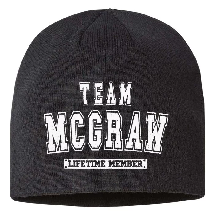 Team MCGRAW Lifetime Member Family Last Name 8 1/2in Sustainable Knit Beanie