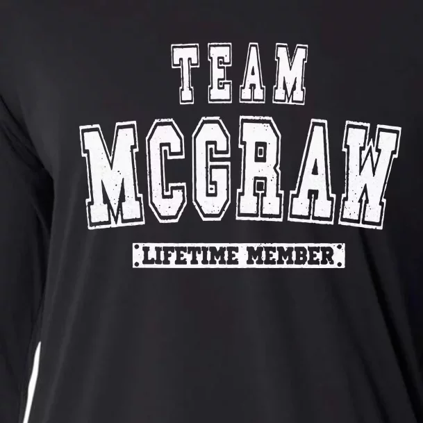 Team MCGRAW Lifetime Member Family Last Name Cooling Performance Long Sleeve Crew