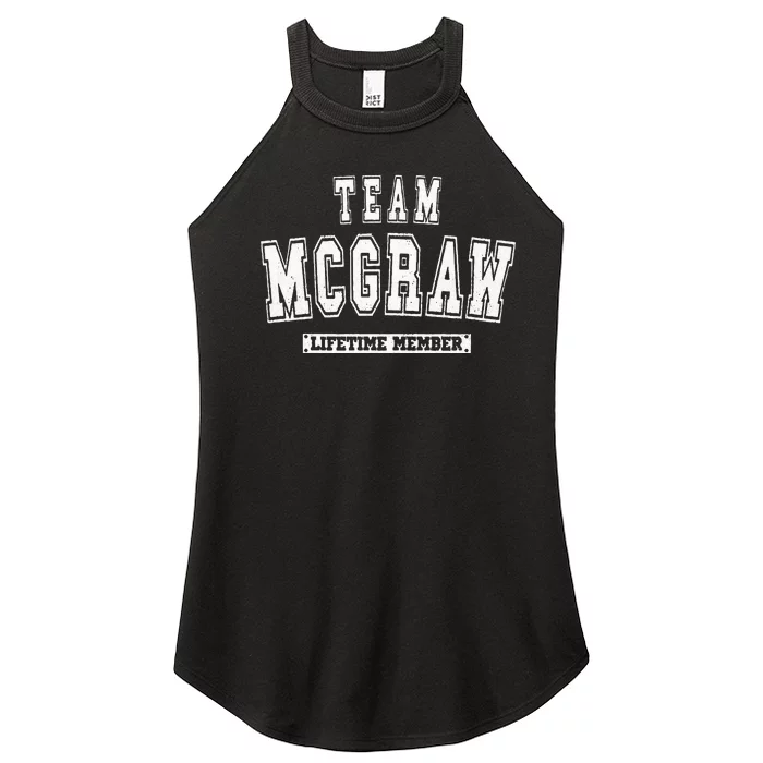 Team MCGRAW Lifetime Member Family Last Name Women’s Perfect Tri Rocker Tank