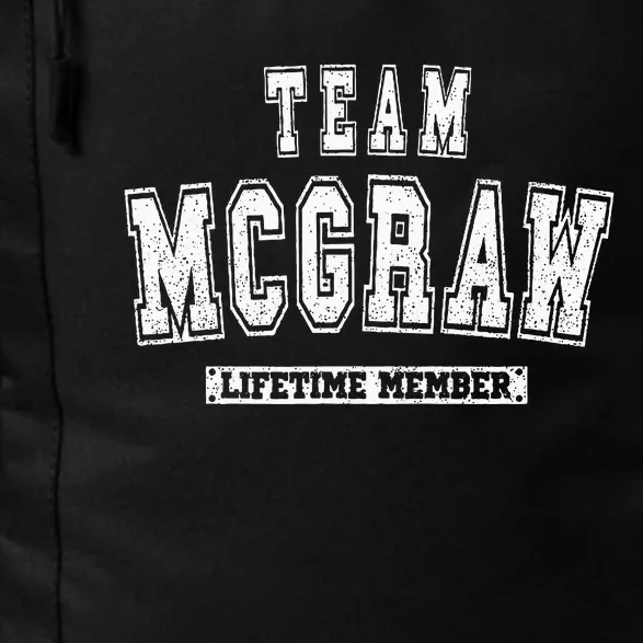 Team Mcgraw Lifetime Member Family Last Name Daily Commute Backpack