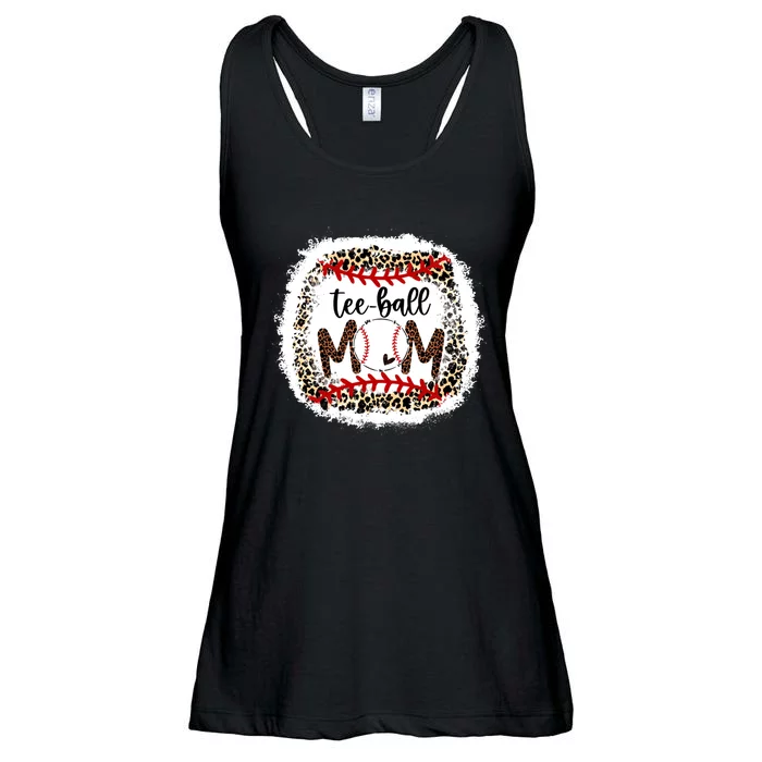 Tee-Ball Mom Leopard Tee-Ball Mom Ladies Essential Flowy Tank