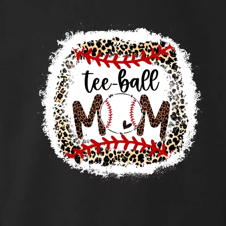 Tee-Ball Mom Leopard Tee-Ball Mom Toddler Hoodie