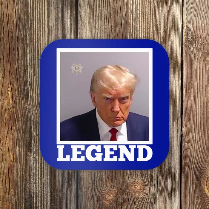 TRUMP MUGSHOT LEGEND President Trump 2024 Fulton Coaster