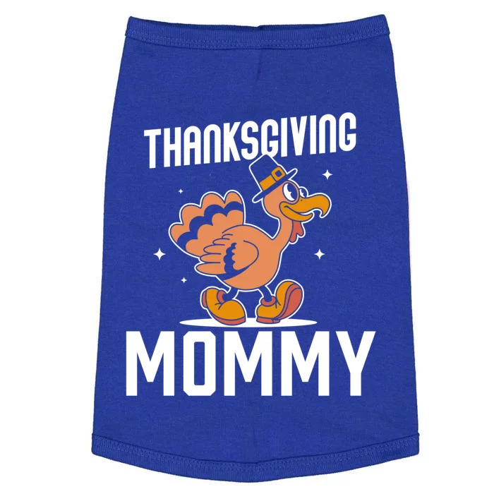 Thanksgiving Mommy Lover Cute Family Turkeys Thanksgiving Gift Doggie Tank