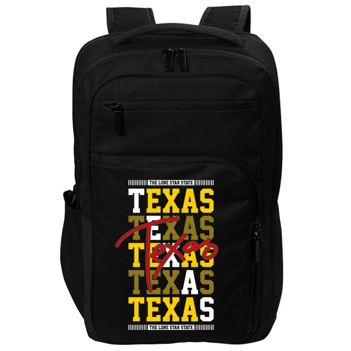 Texas Mashup Logo Impact Tech Backpack