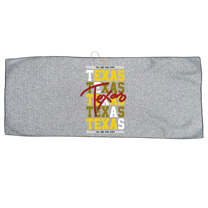 Texas Mashup Logo Large Microfiber Waffle Golf Towel