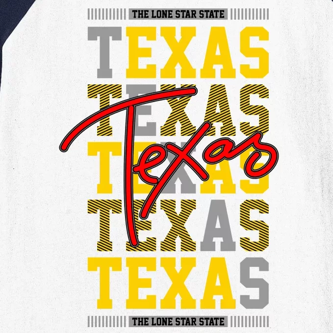 Texas Mashup Logo Baseball Sleeve Shirt