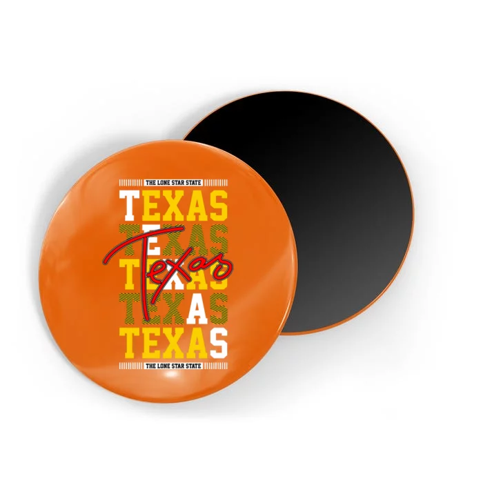 Texas Mashup Logo Magnet