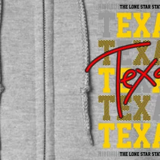 Texas Mashup Logo Full Zip Hoodie