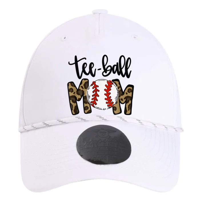 Teeball Mom Leopard Funny Ball Mom Mother's Day Performance The Dyno Cap