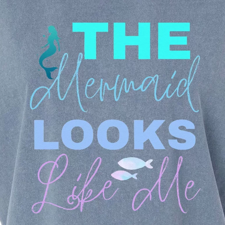 The Mermaid Looks Like Me Garment-Dyed Women's Muscle Tee