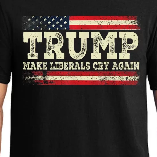 Trump Make Liberals Cry Again Trump 2024 President Trump Pajama Set