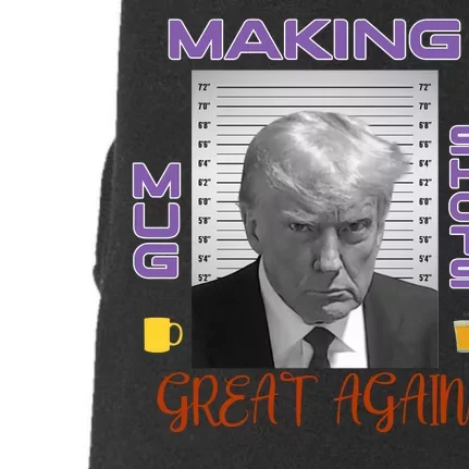 Trump Making Mug Shots Great Again Doggie 3-End Fleece Hoodie