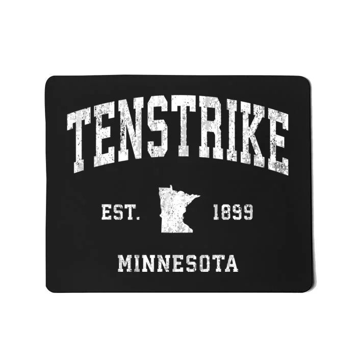 Tenstrike Minnesota Mn Vintage Athletic Mousepad