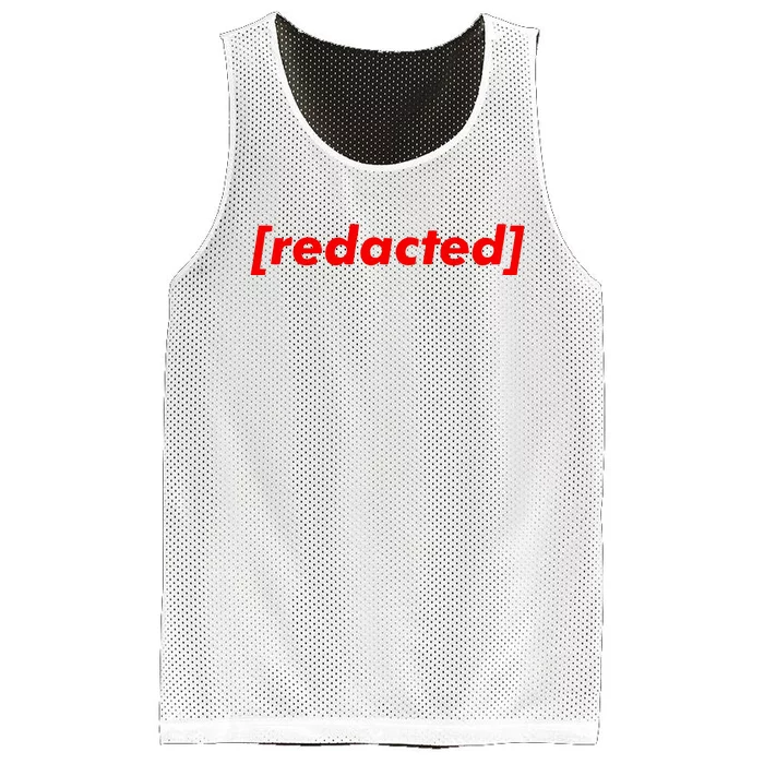 The Mel Mitch Redacted Mesh Reversible Basketball Jersey Tank