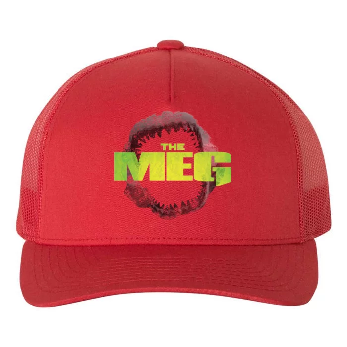 The Meg Movie Megalodon Yupoong Adult 5-Panel Trucker Hat