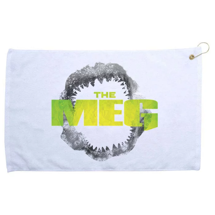 The Meg Movie Megalodon Grommeted Golf Towel