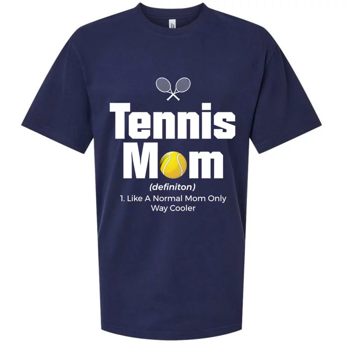 Tennis Mom Meaningful Gift Sueded Cloud Jersey T-Shirt