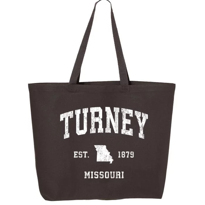 Turney Missouri Mo Vintage Athletic 25L Jumbo Tote