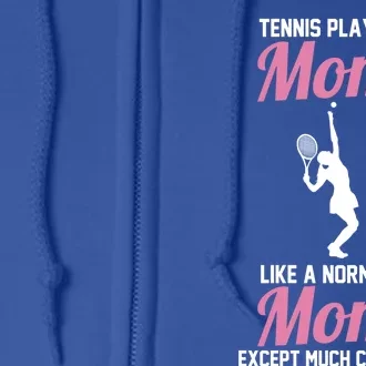 Tennis Mom Meaningful Gift Full Zip Hoodie