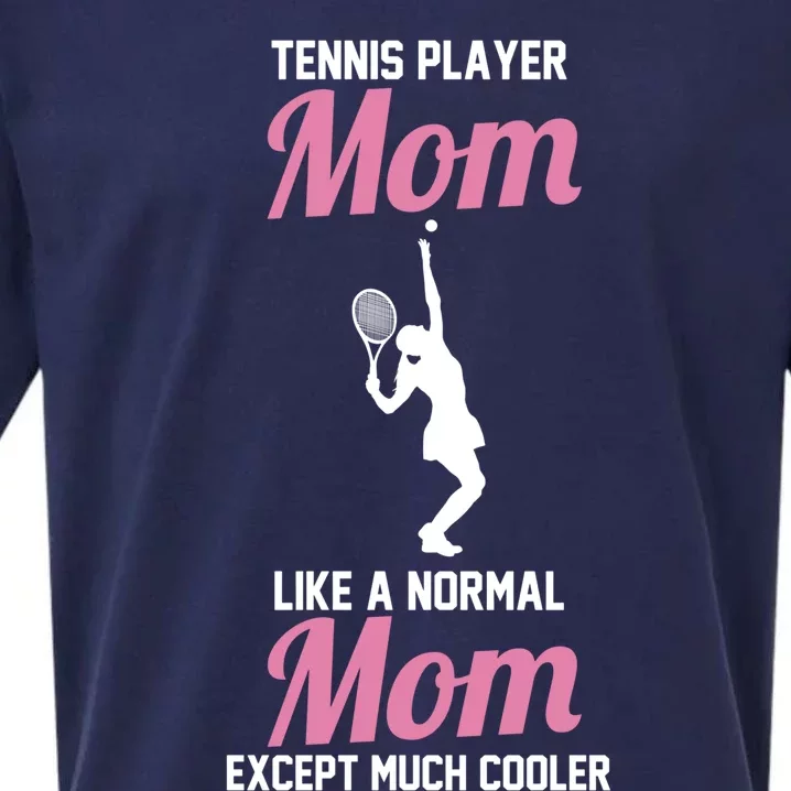 Tennis Mom Meaningful Gift Sueded Cloud Jersey T-Shirt