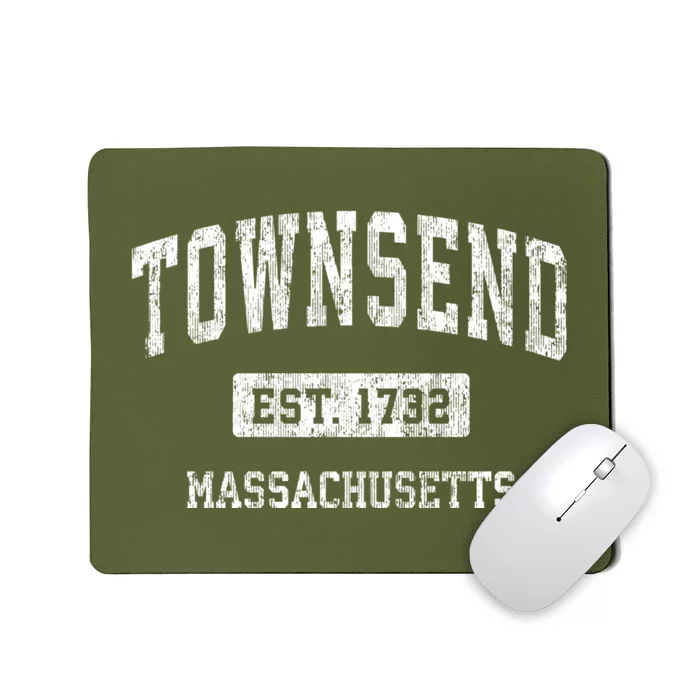 Townsend Massachusetts Ma Vintage Sports Established Mousepad