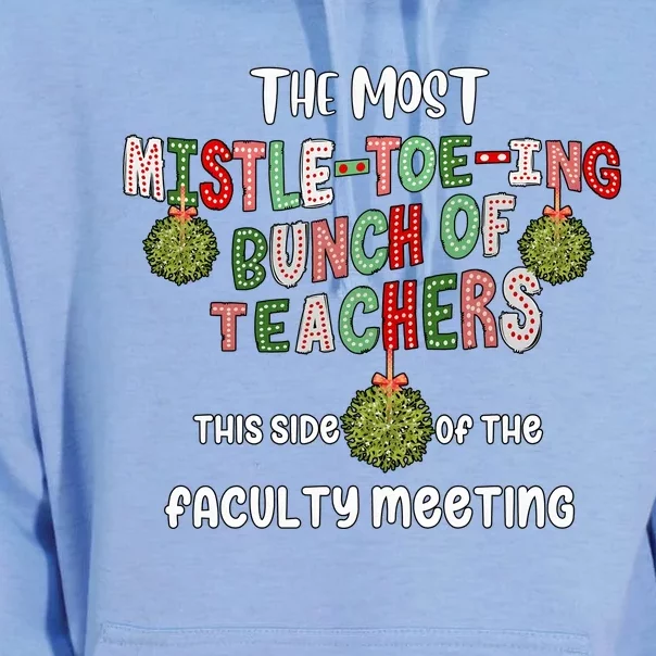 The Most Mistletoeing Bunch Of Teachers This Side Of The Faculty Unisex Surf Hoodie