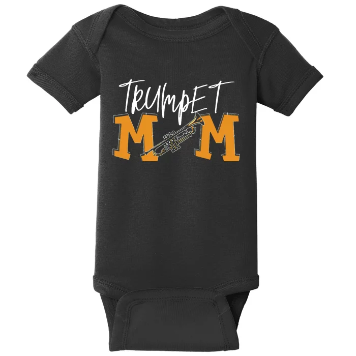 Trumpet Mom Marching Band Mom Baby Bodysuit