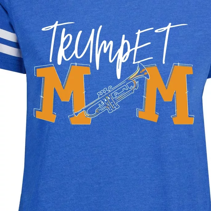 Trumpet Mom Marching Band Mom Enza Ladies Jersey Football T-Shirt