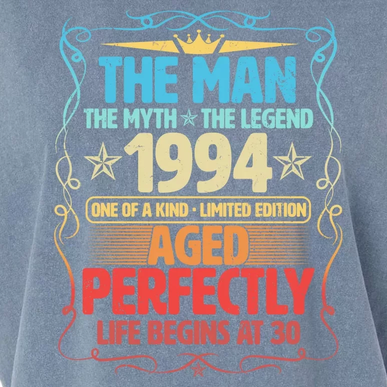 The Man Myth Legend 1994 Aged Perfectly 30th Birthday Garment-Dyed Women's Muscle Tee