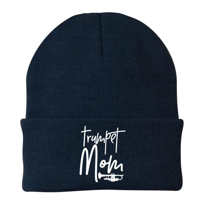 Trumpet Mom Marching Band Mother High School Knit Cap Winter Beanie